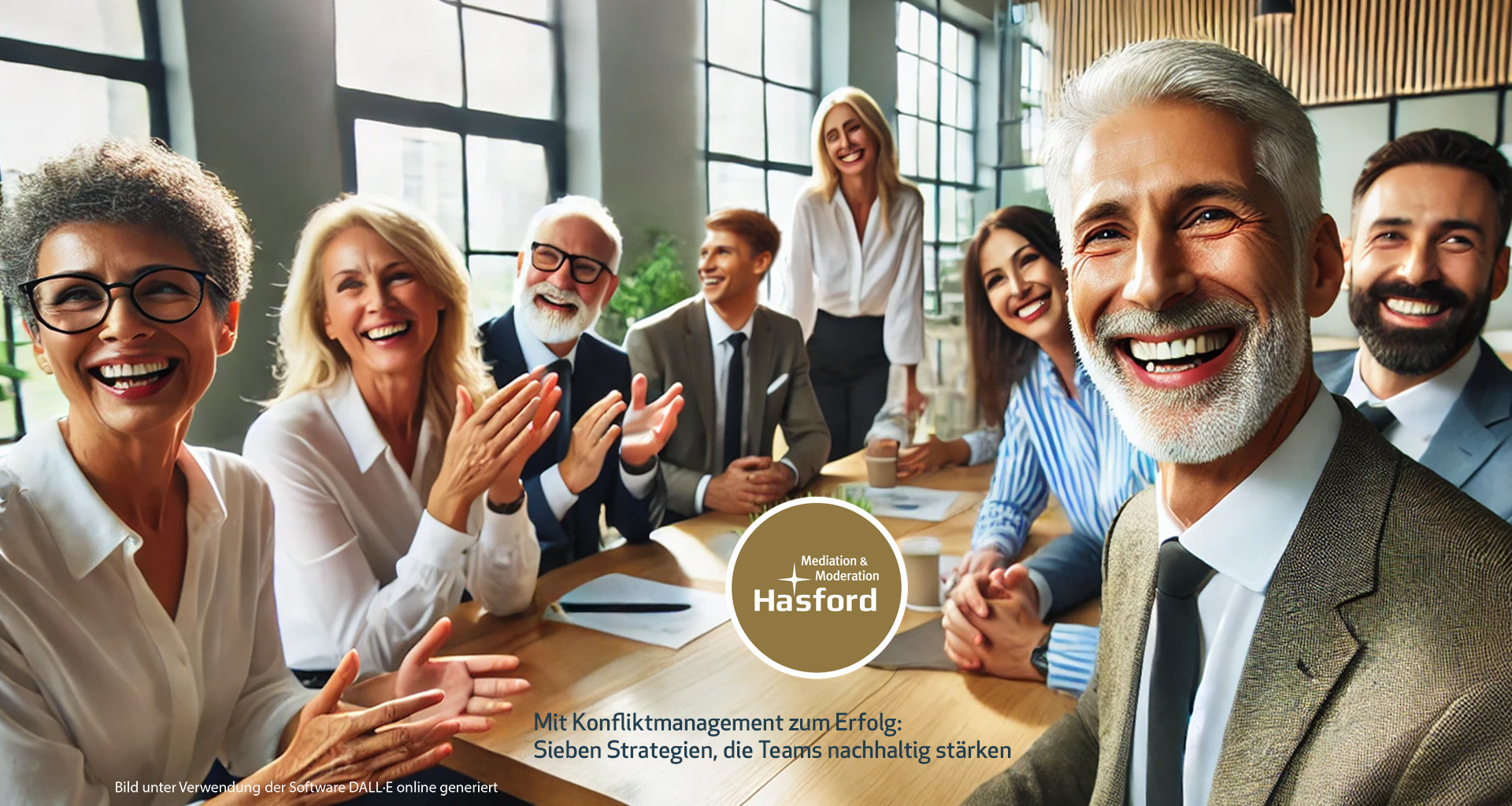 Sieben Strategien für konfliktfreie und zielgerichtete Zusammenarbeit. Ralf Hasford Wirtschaftsmediation und Prävention, Supervision, Konfliktmanagement und Mediation in der Wirtschaft.