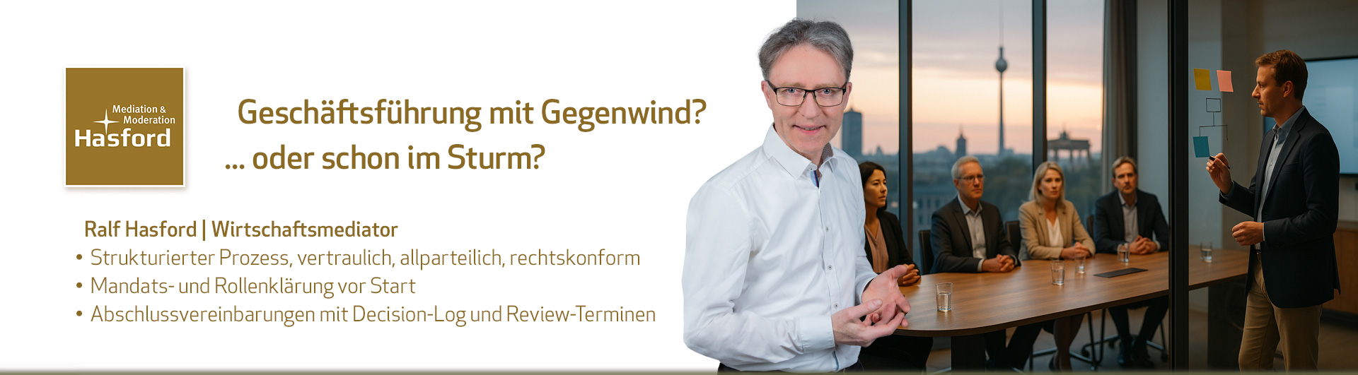 Geschäftsführung mit Gegenwind