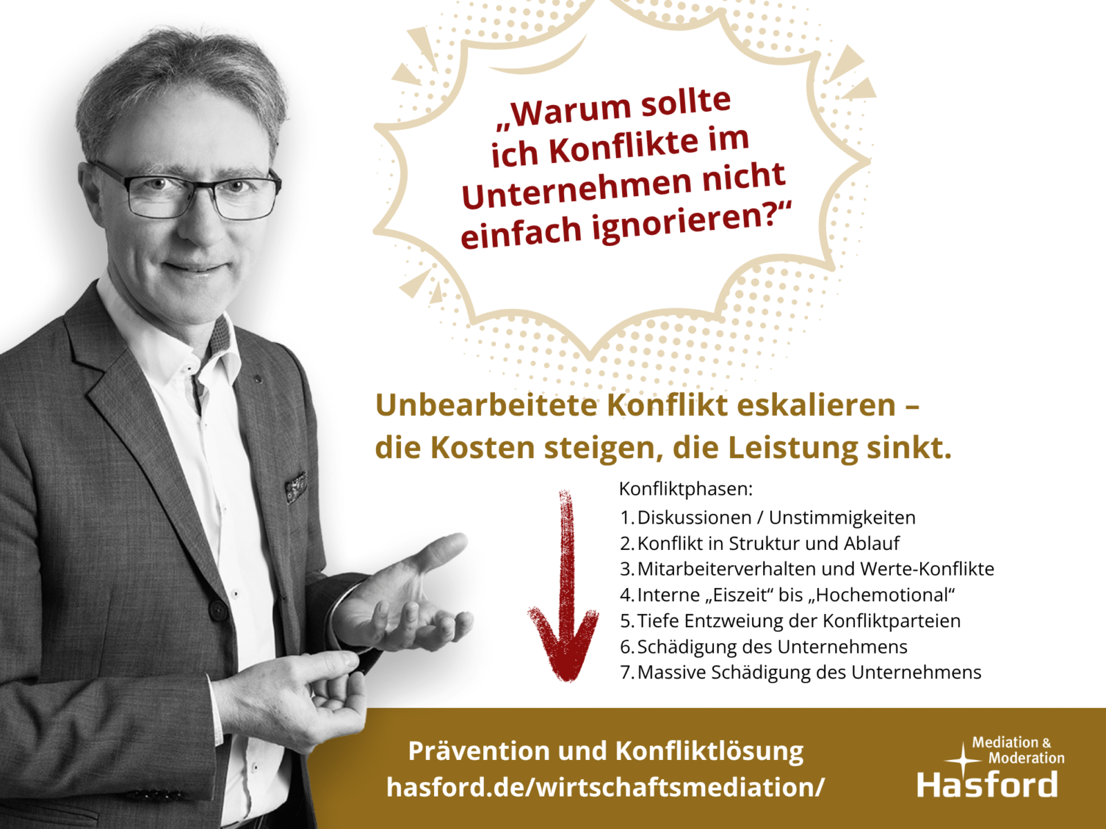 Wirtschaftsmediator im Einsatz: Konfliktmanagement