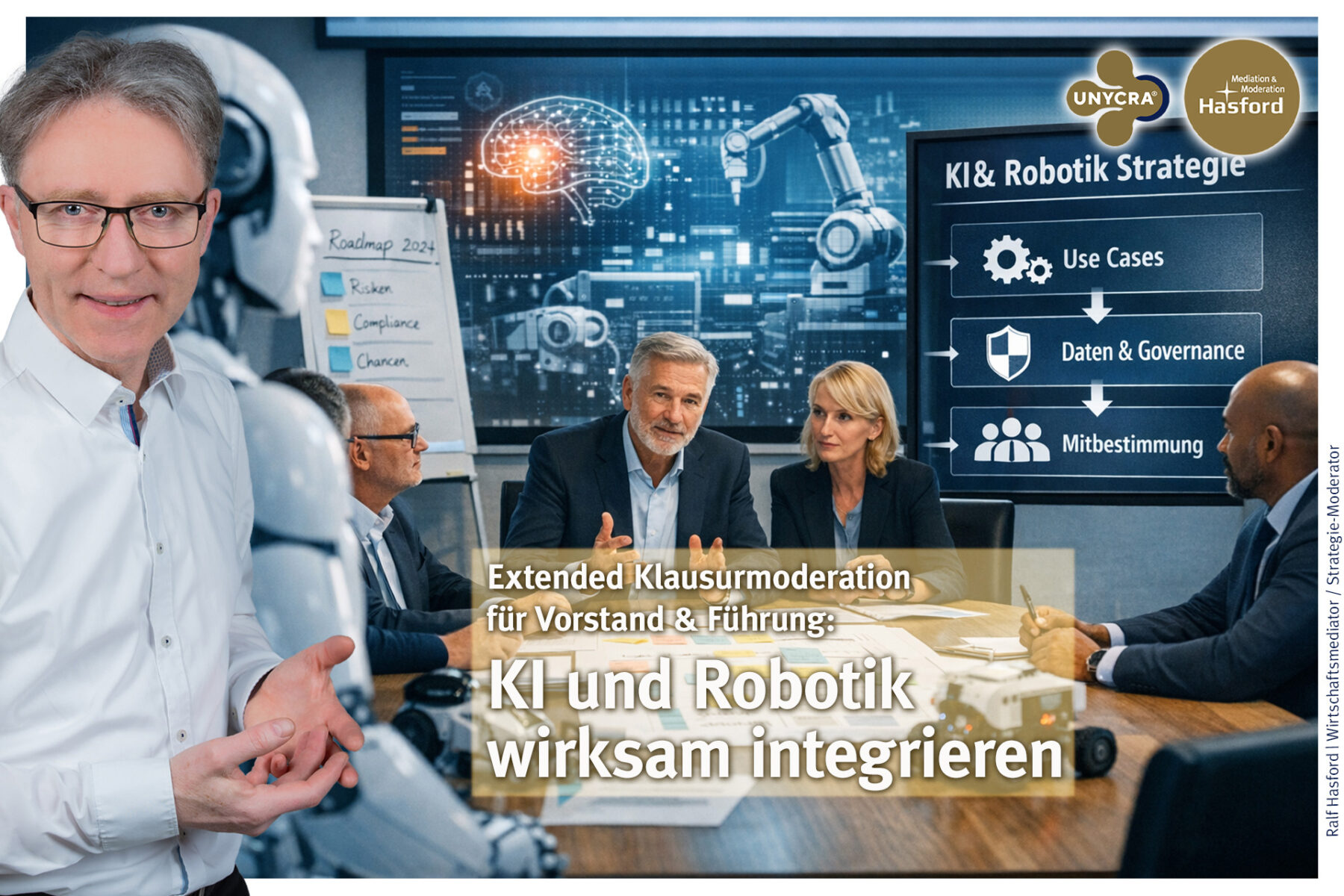 Extended Klausurmoderation für Vorstand & Führung: KI und Robotik wirksam integrieren