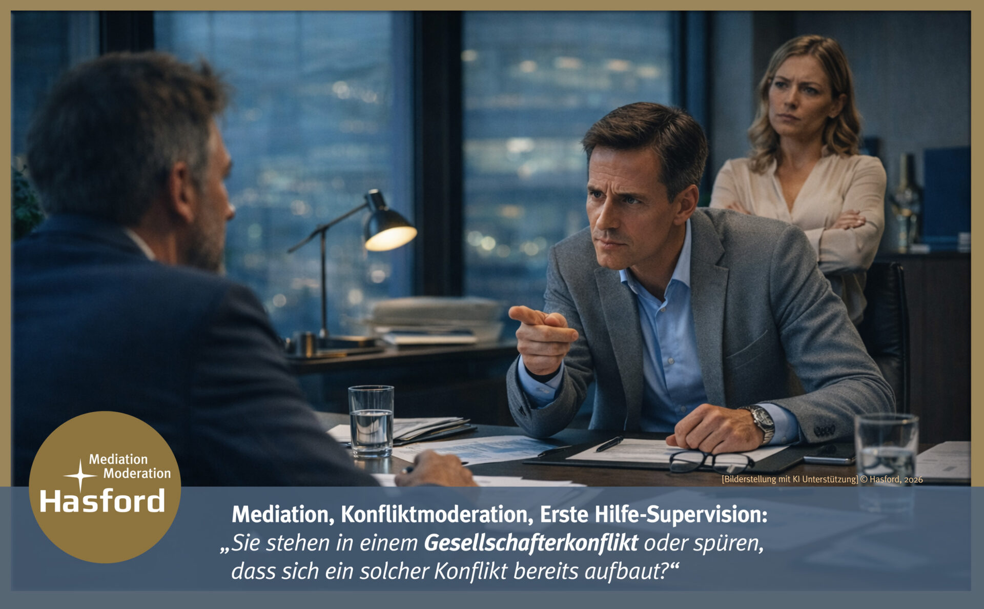 Gesellschafterkonflikt lösen – Mediation für Unternehmen, Inhaber und Führungsebene