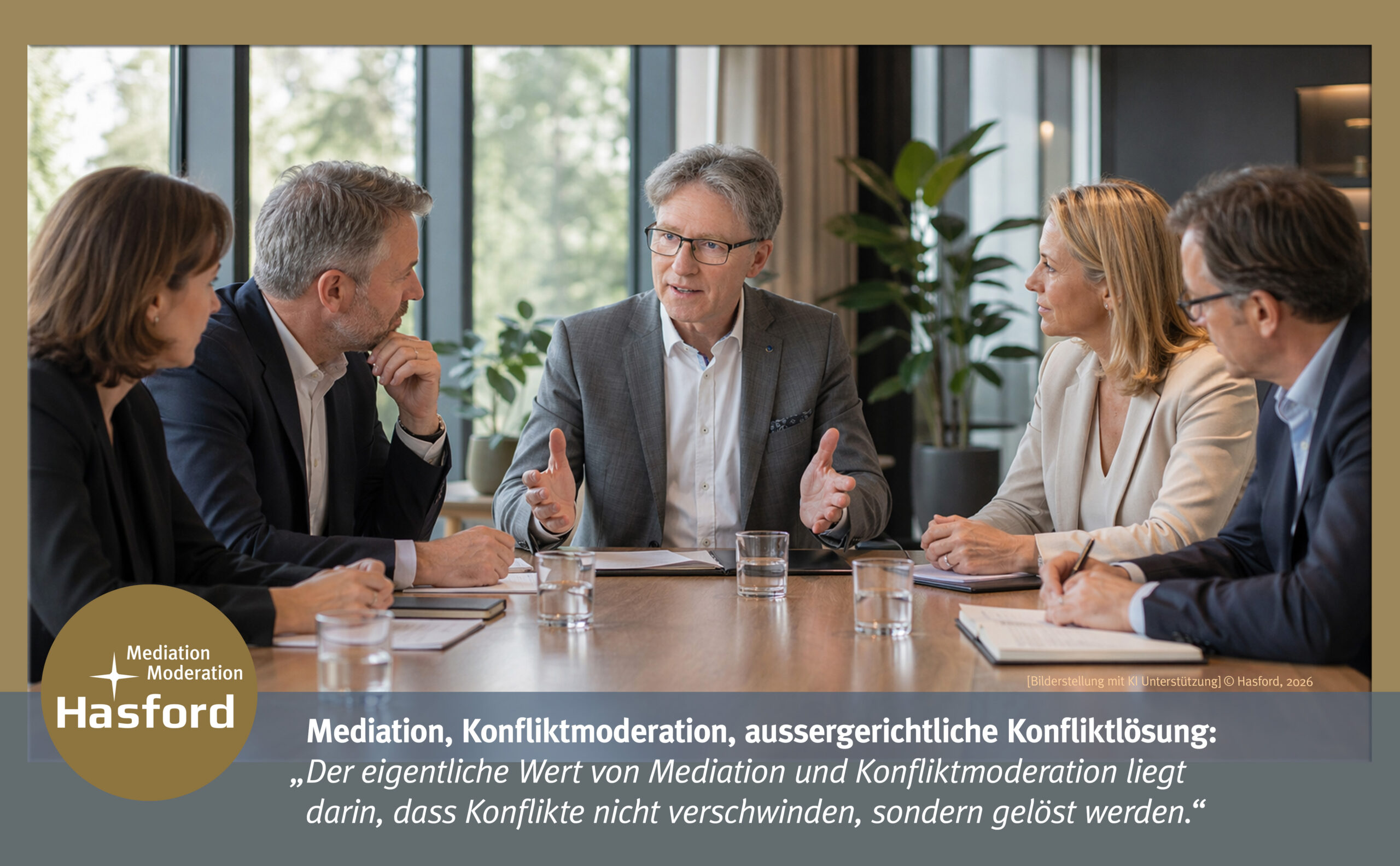Mediation und Konfliktmoderation in Wirtschaft und Verwaltung