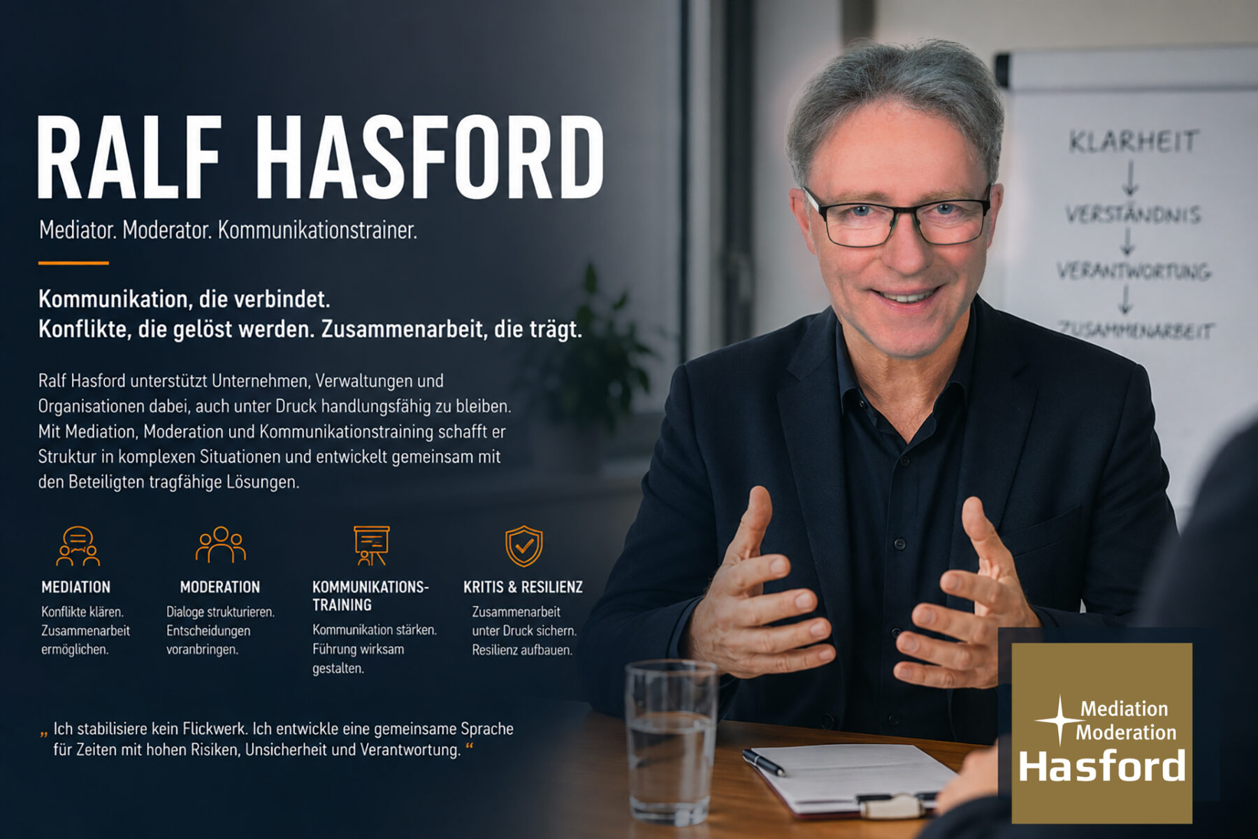 Konfliktmanagement und Konfliktlösung durch Mediation im Unternehmen | Ralf Hasford