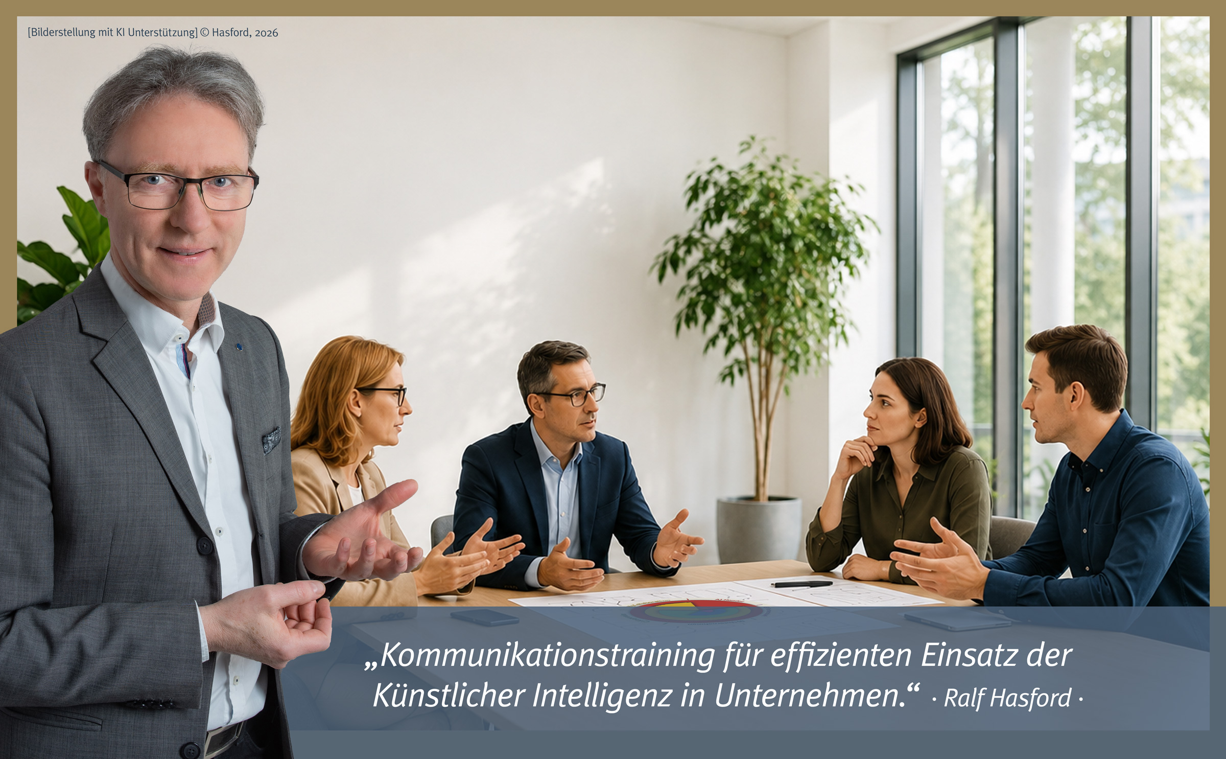 Kommunikationstraining für effizienten Einsatz der Künstlicher Intelligenz in Unternehmen.