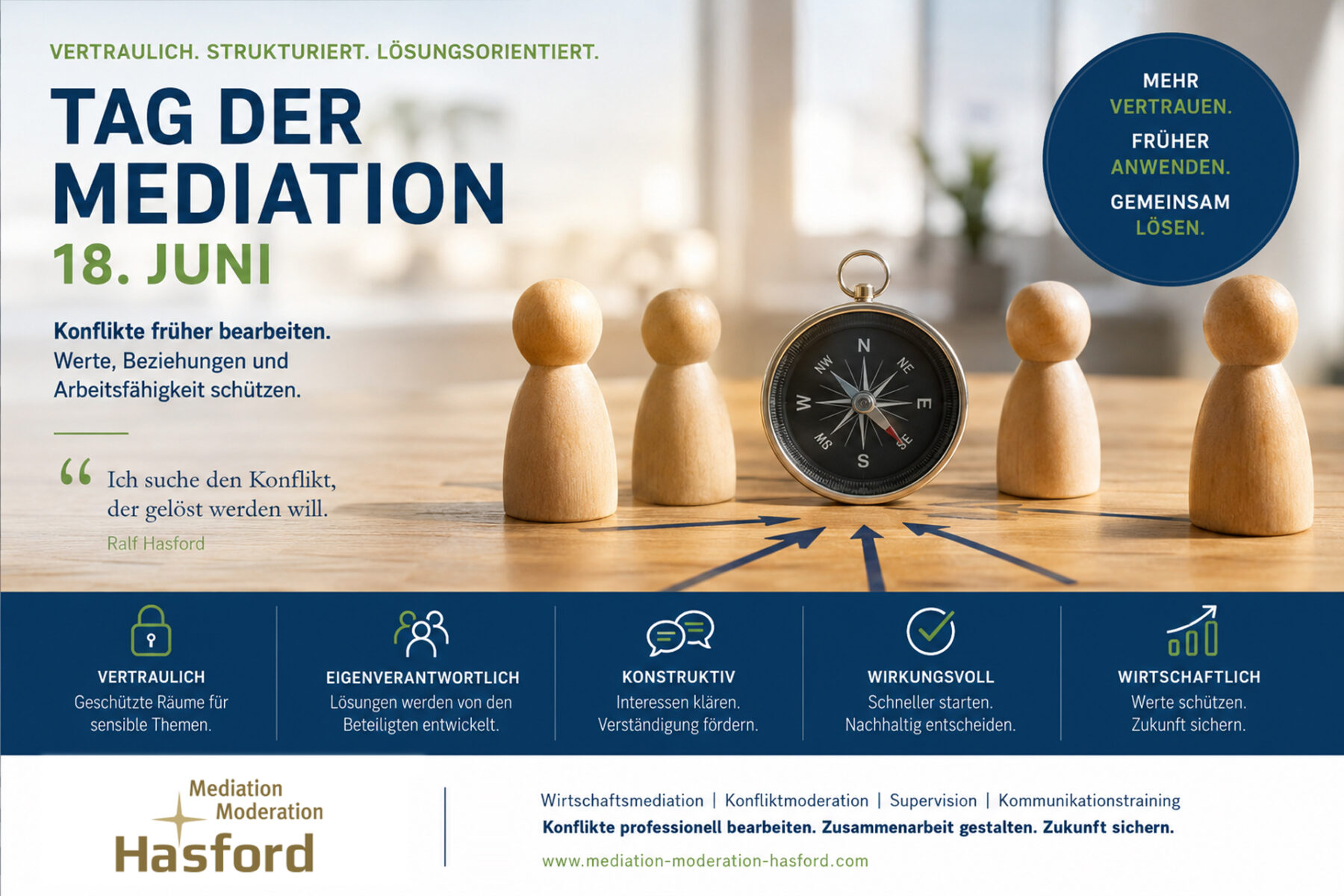 Nach dem Tag der Mediation am 18. Juni